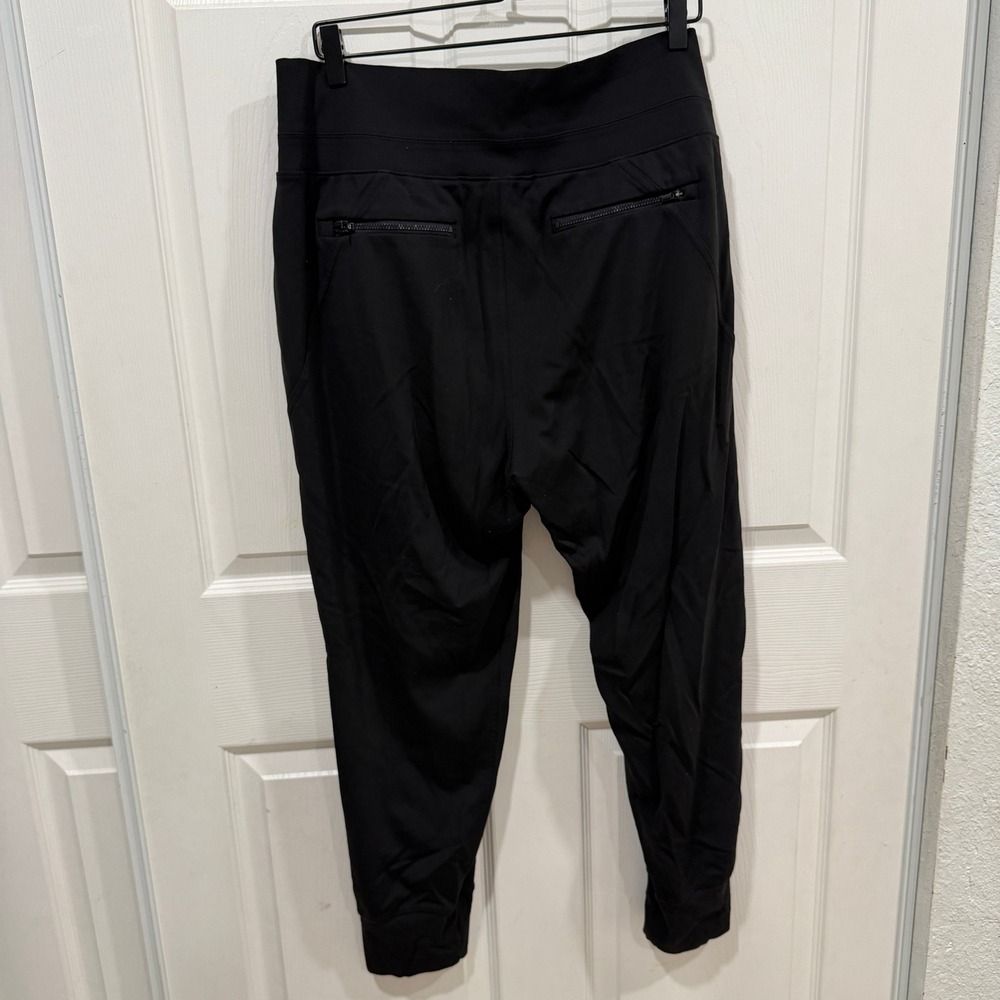 Athleta Venice Jogger Black High Rise Zip Pocket Pants XL 597888-00 - Picture 3 of 8